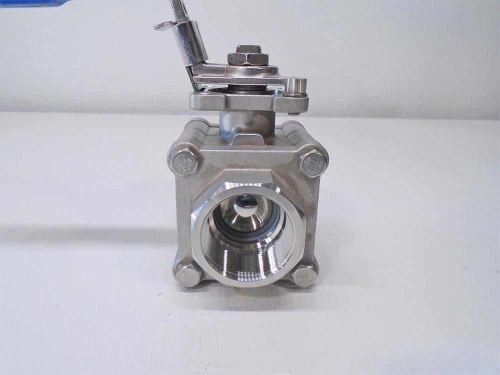 Keystone K-Ball 1-1/2" NPT CF8M Ball Valve F180